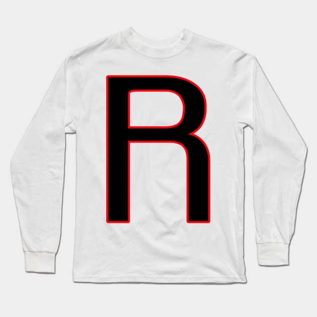 R Long Sleeve T-Shirt by CanCreate